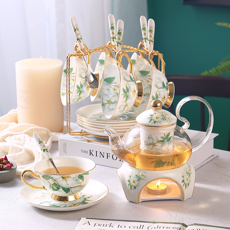 Korean Tea Set - Juego de té de porcelana de