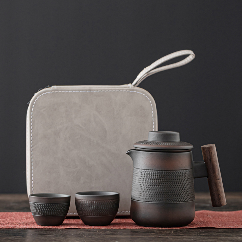 Korean Tea Set - Juego de té retro de cerámica