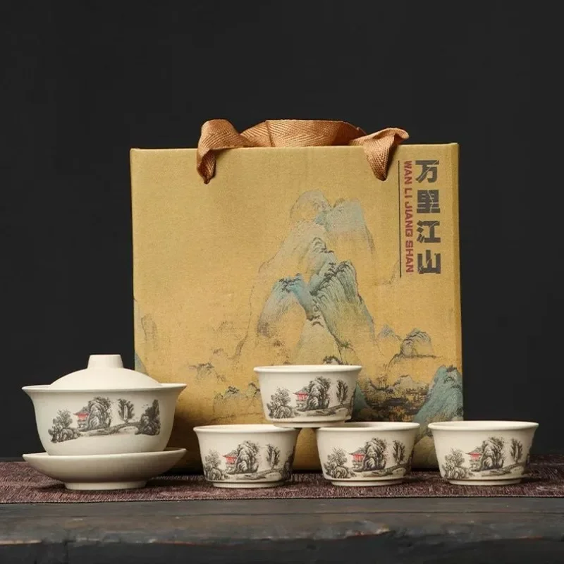 Korean Tea Set - Juego de Té de Gres Kungfu