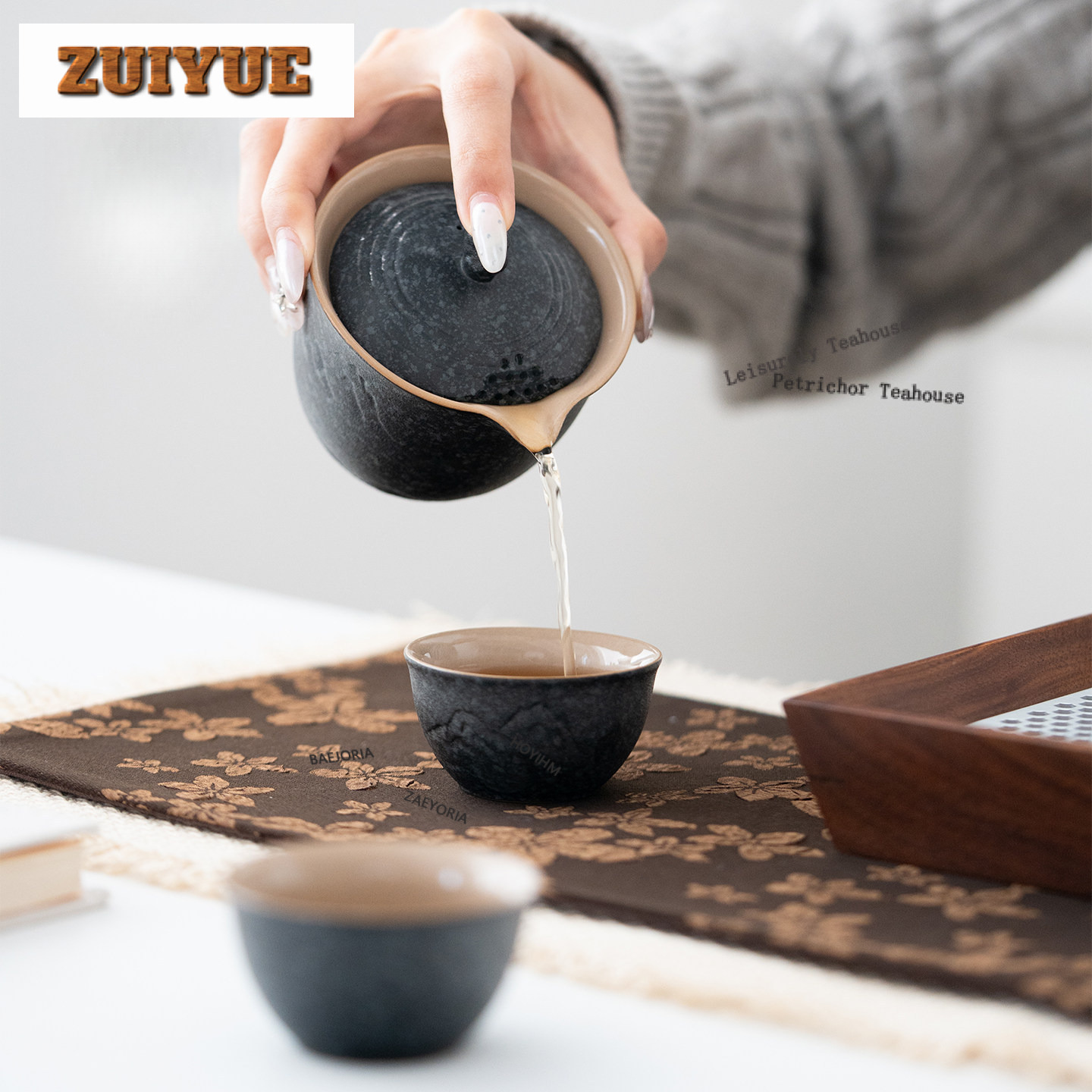 Juego de Té de Cerámica Negra  - Korean Tea Set reseña y precio
