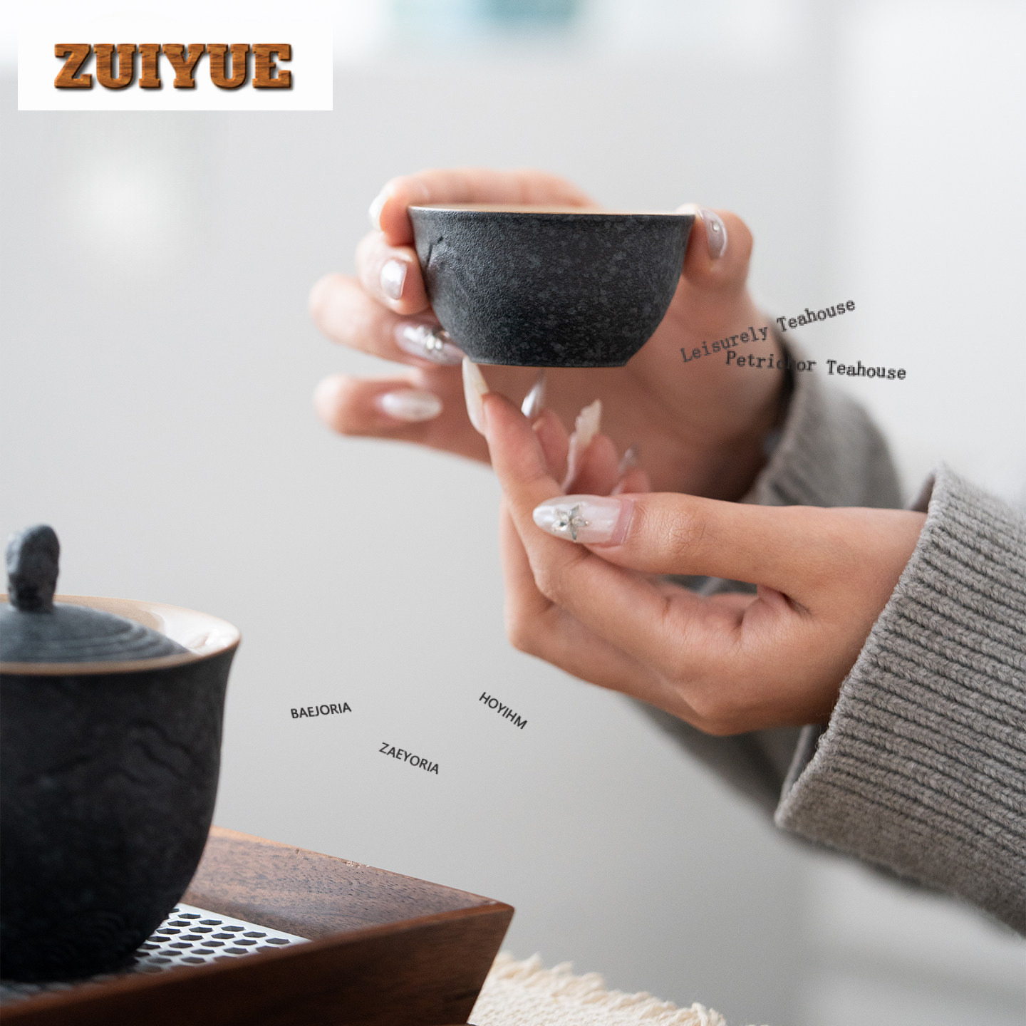 Juego de Té de Cerámica Negra  - Korean Tea Set reseña y precio