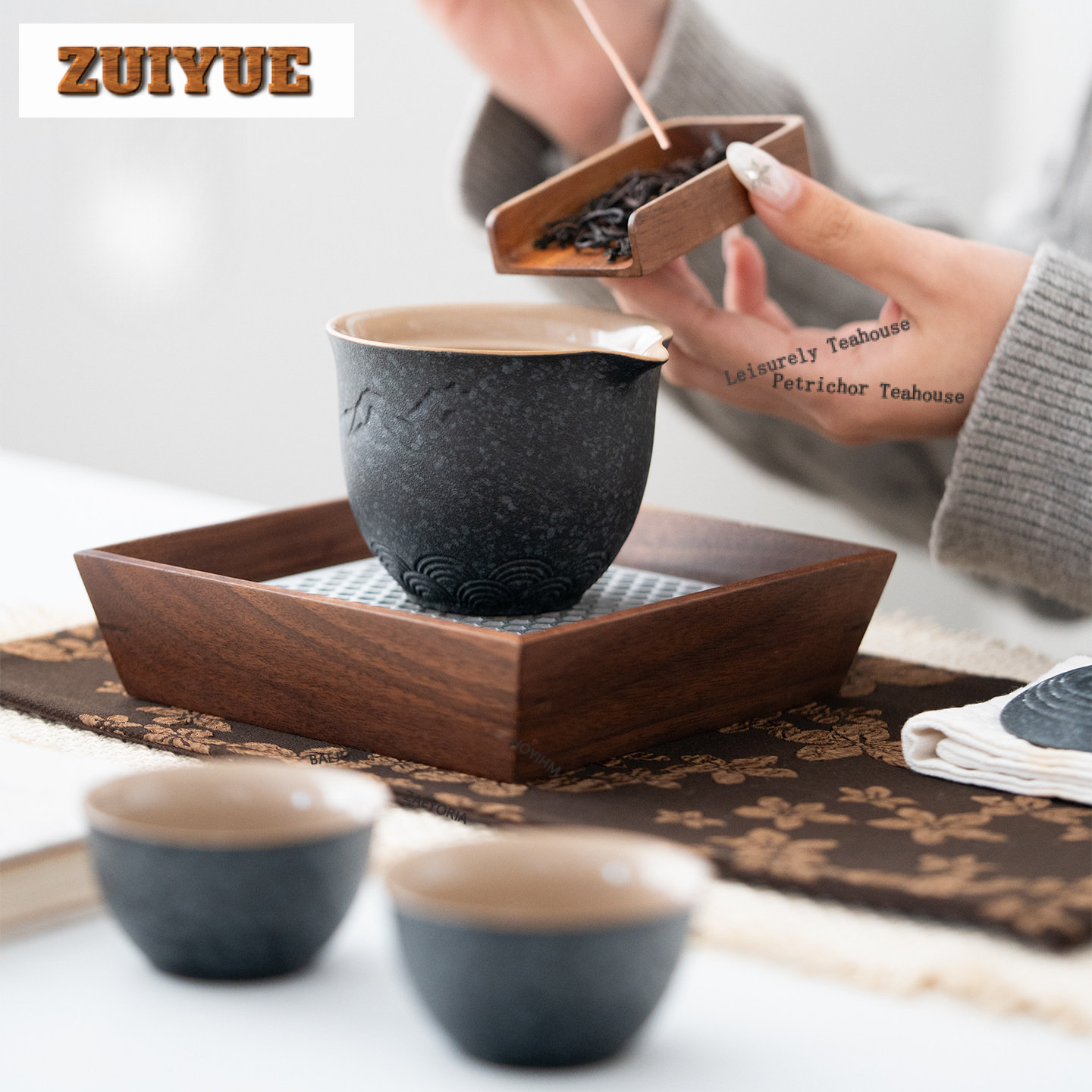 Juego de Té de Cerámica Negra  - Korean Tea Set reseña y precio