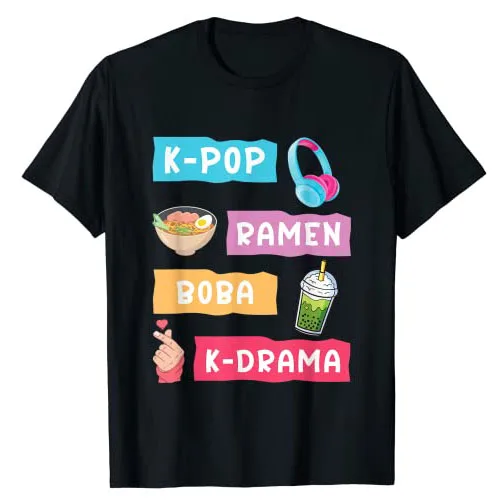 Camiseta de Moda K-Pop para Fa - Lifestyle Korean Drama reseña y precio