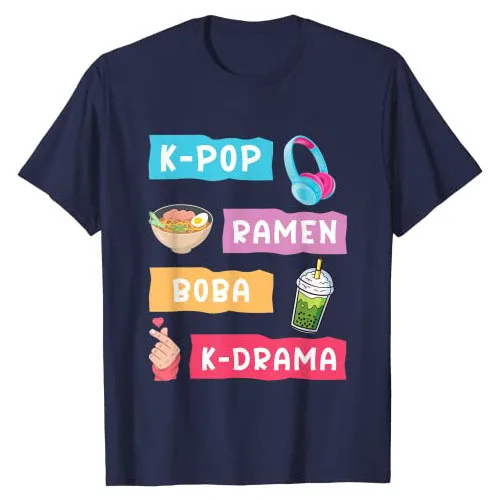 Camiseta de Moda K-Pop para Fa - Lifestyle Korean Drama reseña y precio