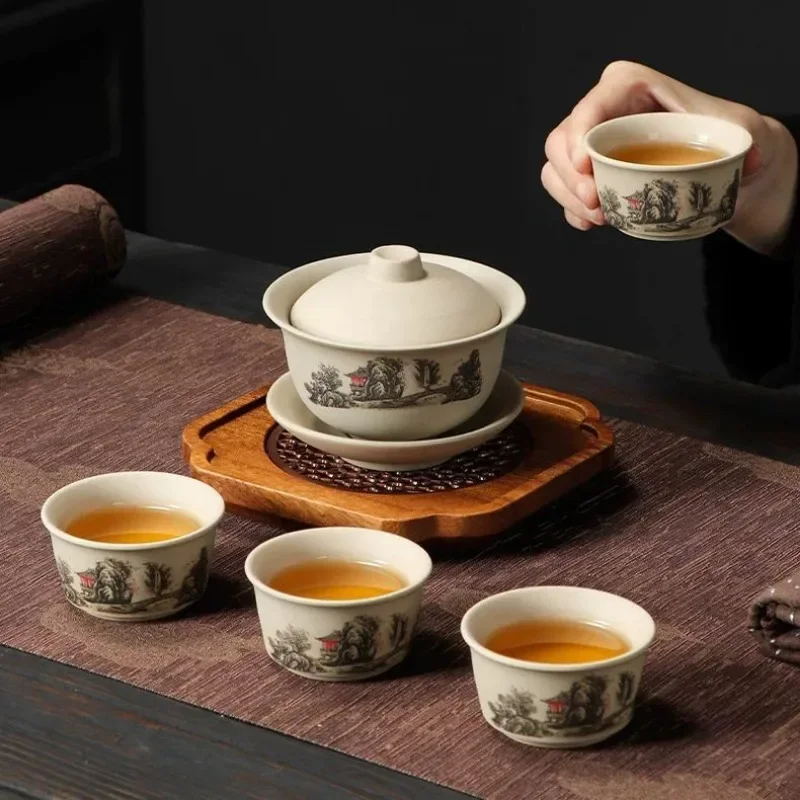 Juego de Té de Gres Kungfu - T - Korean Tea Set reseña y precio