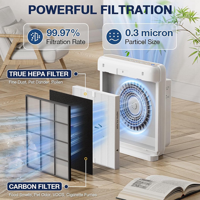 Juego de filtros de repuesto B - Coway Air Purifier Ap-1512Hh reseña y precio