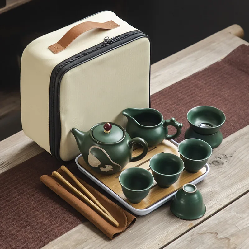 Juego de té de viaje, bolsa de - Korean Tea Set reseña y precio