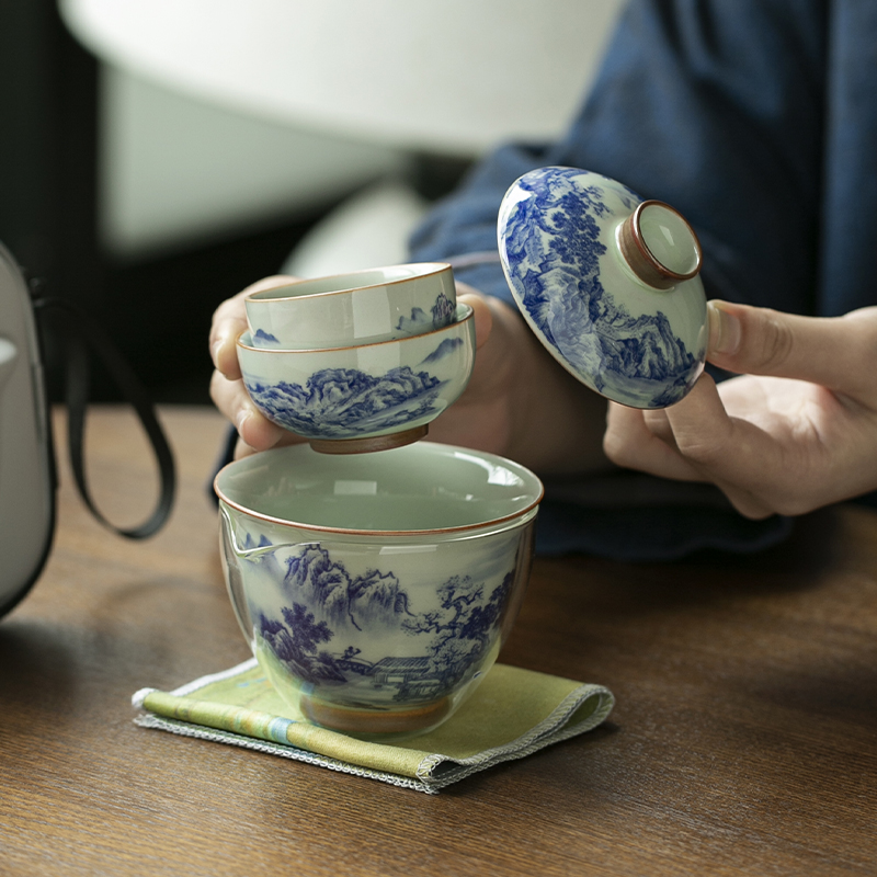 Taza de té de porcelana blanca - Korean Tea Set reseña y precio